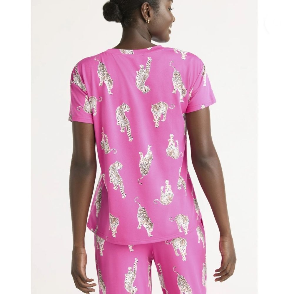 Women’s Ultra Soft Short Sleeve Pajama Lounge Sleep 2, 2-Piece Sets Size S - Picture 11 of 14